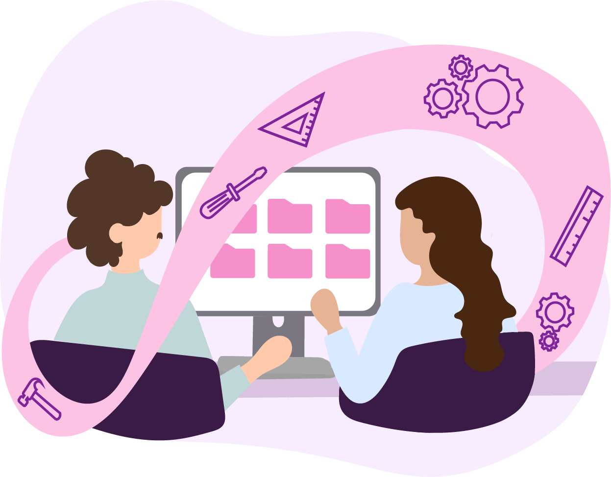 Illustration for technical project setup